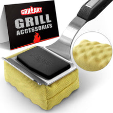 Load image into Gallery viewer, NEW ARRIVAL. GRILLART SteamWizards Grill Brush Bristle Free Steam Cleaning Brush. Upgraded Unique Seamless-Fitting Scraper Tools for Cast Iron/Stainless-Steel Grates