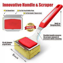 Load image into Gallery viewer, NEW ARRIVAL. GRILLART SteamWizards Grill Brush Bristle Free Steam Cleaning Brush. Upgraded Unique Seamless-Fitting Scraper Tools for Cast Iron/Stainless-Steel Grates