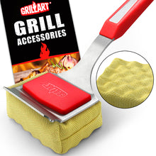 Load image into Gallery viewer, NEW ARRIVAL. GRILLART Grill Brush Bristle Free Steam Cleaning Brush. [Rescue-Upgraded] Unique Seamless-Fitting Scraper Tools for Cast Iron/Stainless-Steel Grates
