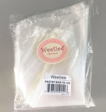 Load image into Gallery viewer, Weetiee Pastry Bag 100 Piece Pastry Bag, Extra Thick Large Cake/Cupcake Decorating Bags, Disposable Icing Piping Bags Set