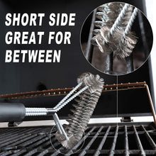 Load image into Gallery viewer, GRILLART Grill Brush Bristle Free &amp; Wire Combined BBQ Brush - Safe &amp; Efficient Grill Cleaning Brush- 17&quot; Grill Cleaner Brush for Gas/Porcelain/Charbroil Grates - Perfect BBQ Accessories Gifts for Men