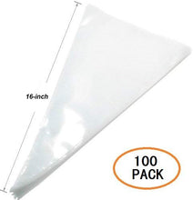 Load image into Gallery viewer, Weetiee Pastry Bag 100 Piece Pastry Bag, Extra Thick Large Cake/Cupcake Decorating Bags, Disposable Icing Piping Bags Set