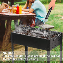 Load image into Gallery viewer, GRILLART Grill Brush Bristle Free &amp; Wire Combined BBQ Brush - Safe &amp; Efficient Grill Cleaning Brush- 17&quot; Grill Cleaner Brush for Gas/Porcelain/Charbroil Grates - Perfect BBQ Accessories Gifts for Men
