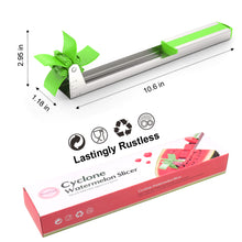 Load image into Gallery viewer, Watermelon Windmill Cutter Slicer [Original] - Weetiee Auto Stainless Steel Melon Cuber Knife - Fun Fruit Vegetable Salad Quickly Cut Tool, Best Gift For Girls Mom Friends, Must Have Kitchen Gadget