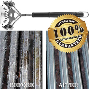 GRILLART Grill Brush and Scraper Bristle Free, 17-Inch Grill Cleaning Brush, Stainless Steel