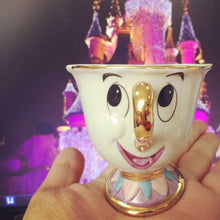 Load image into Gallery viewer, Weetiee Cartoon Beauty And The Beast Teapot Mug Mrs Potts Chip Tea Pot Cup Cogsworth Ceramics One Set Lovely Cute Creative Xmas Gift