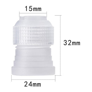 Weetiee 10pcs/set Wedding Cake Decorating Icing Stainless Steel Russian Nozzles Skirt Cake Nozzles Piping Tips Pastry Silicone Cake Bags