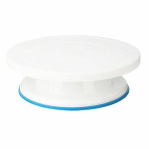 Weetiee 10 inch High quality Cake Stand Craft Turntable Set Platform Cupcake Rotating Plate Revolving Cake Baking Decorating Tools