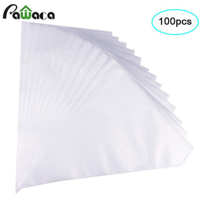 100pcs/lot Disposable Cake Decorating Bags Pastry Bags Cake Icing Decorating Piping Bags Set For Cake Decorating Cupcake Decor