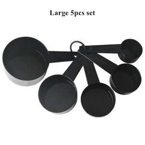 Weetiee 10pcs/set Kitchen Measuring Spoons Teaspoon Coffee Sugar Scoop Cake Baking Flour Measuring Cups Kitchen Cooking Tools Home Usage