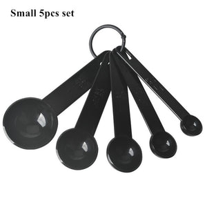 Weetiee 10pcs/set Kitchen Measuring Spoons Teaspoon Coffee Sugar Scoop Cake Baking Flour Measuring Cups Kitchen Cooking Tools Home Usage