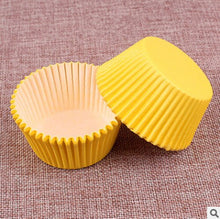 Load image into Gallery viewer, Weetiee 100pcs/set Colorful Paper Cake Cup Paper Cupcake Liner Baking Muffin Box Cup Case Party Tray Cake Mold Pastry Decorating Tools