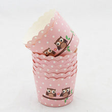 Load image into Gallery viewer, Weetiee 50Pcs Colorful Paper Cake Cup Oven Baking Tools Tray Liners Baking Cup Muffin Kitchen Cupcake Cases