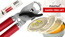 Load image into Gallery viewer, Can Opener with Magnet lifter, Manual-Efficient Smooth Edge Safe Blade Cover - Never Rust Stainless Steel 4in1 Opener for Beer/Paint Can/Tin/Bottle - Nonslip Ergonomic Handlefor Seniors with Arthritis